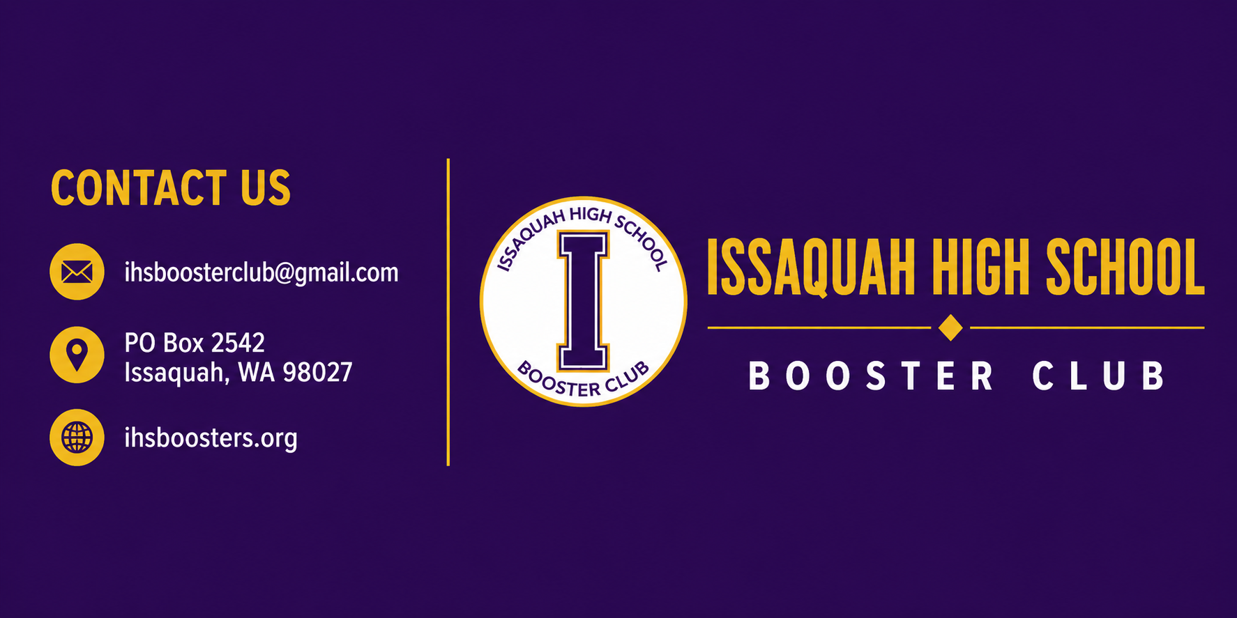 Issaquah High School Booster Club Contact Information